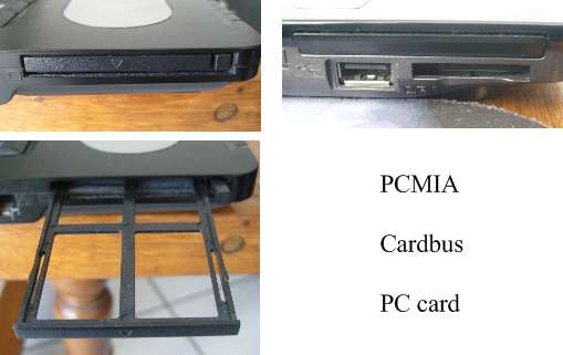 Photographie d'une carte PCMIA