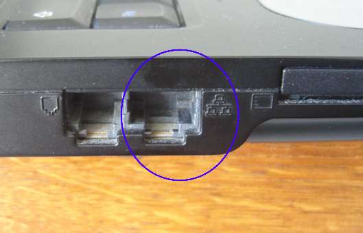 Photographie connecteur RJ45 (Ethernet)